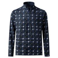 BLUE BLACK HOUNDSTOOTH