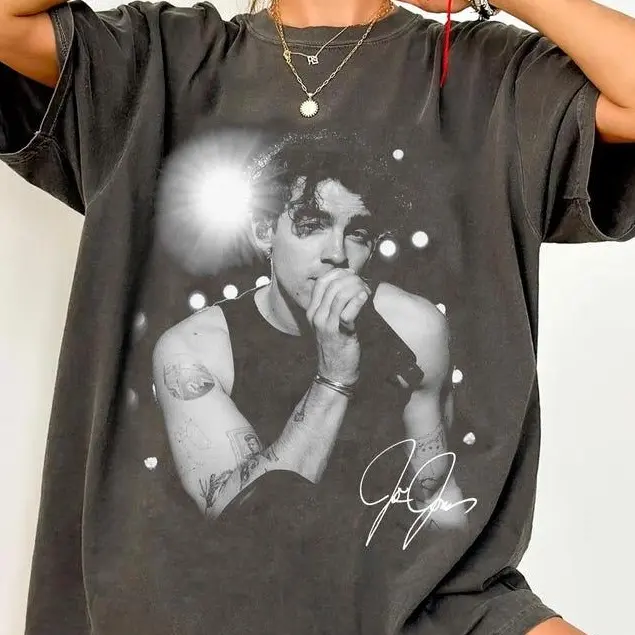 Comfort Colors Joe Jonas Tour T-Shirt The Burning Up Tour