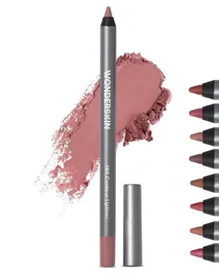 (1pcs) Wonderskin Lipliner Pencil - 360 Contour Lipliner, Long Lasting, Sharpenable, Waterproof and Transfer-Proof Brown Lip Liner Pencil (Saddle)