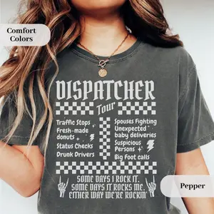 911 Dispatcher Life Comfort Colors Shirt, Emergency Dispatch Sweatshirt, Emergency Telecommunicator Tee