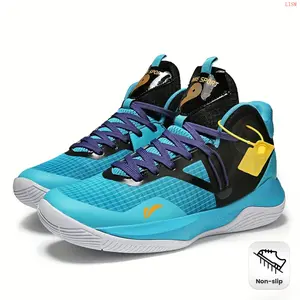 LISM Men'S Sports Street Fashion Low Top Lightweight Mesh Microfiber Synthetic Basketball Shoes, Non-Slip Abrasion Resistant, EVA Insole, Rubber Sole, with Lace Closure, for Training, Daily Casual, Ballgame