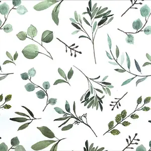 Eucalyptus Leaves Tissue Paper - 20" x 30" Sized Sheets (Np386)