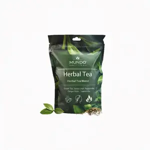 Mundo Natural Herbal Tea Daily Blend Beverage 100% Organic 30 Tea Bags Supports Concentration Digestive System Immune Health