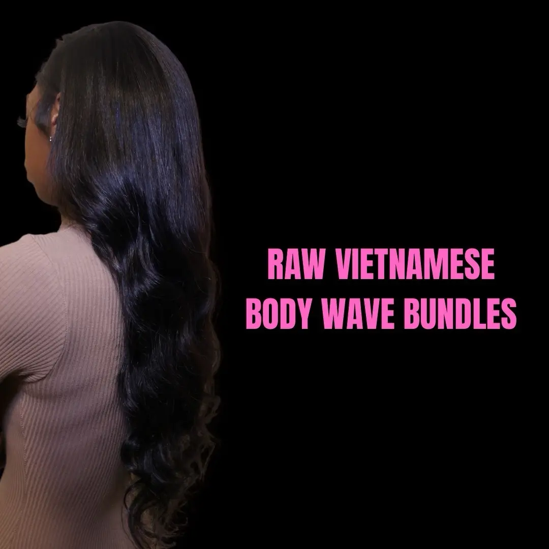 Raw Vietnamese Grade A Human Hair Bundles - High-Quality Hair for Various Uses