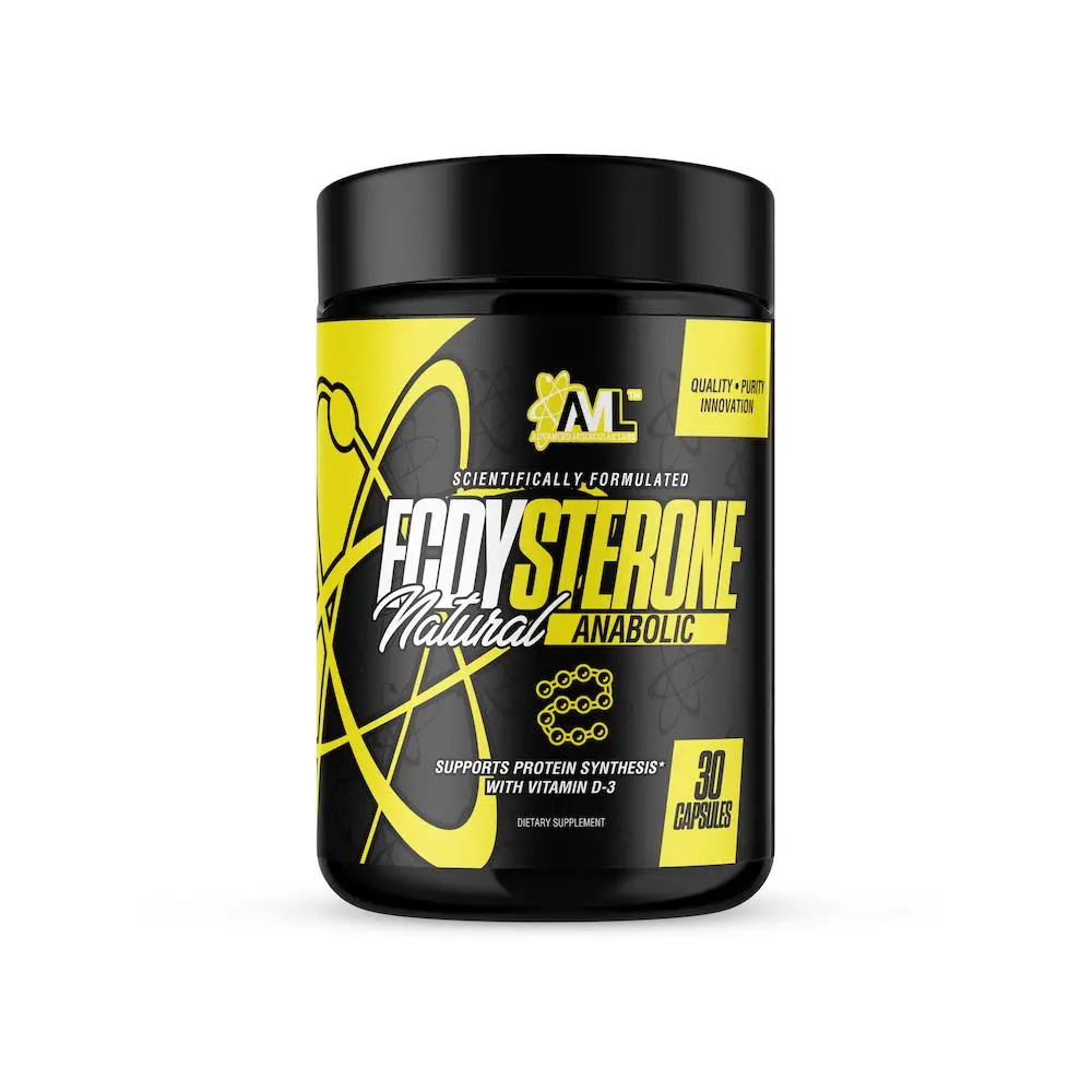 Ecdysterone Supplements with 2000IU Vitamin D3, Natural Anabolic Support to Enhance Muscle Mass and Physical Performance (30 Capsules)