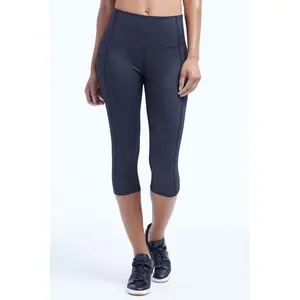 Brooke High Rise Tummy Control Capri Fit Mesh Polyester Spandex Womenswear Bottom