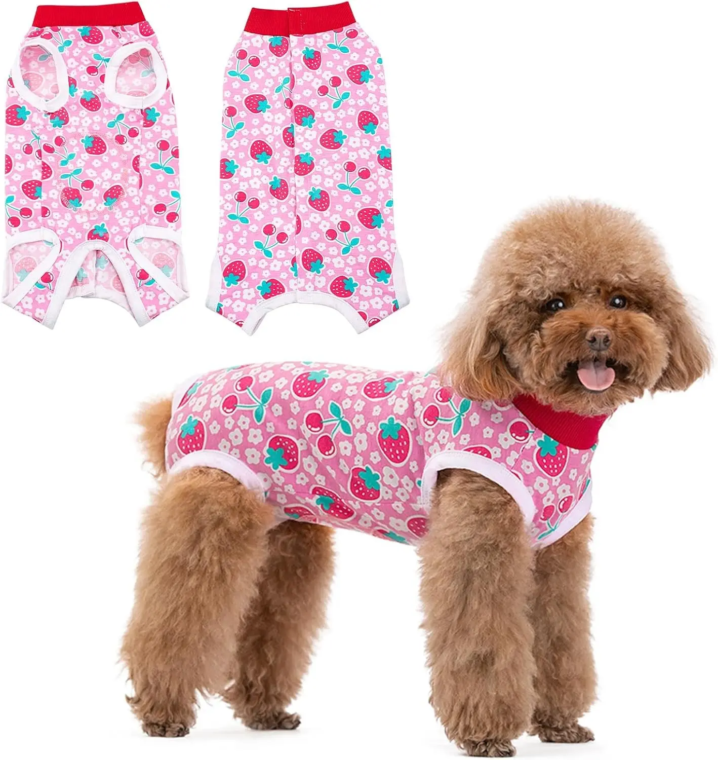 Coppthinktu Recovery Suit for Dogs After Surgery, Dog Onesie Surgery Recovery Suit for Female Spay, Soft Male Surgical Pajamas Bodysuits for Small Medium Puppy to Anti Licking Dog Cone Alternative Gift