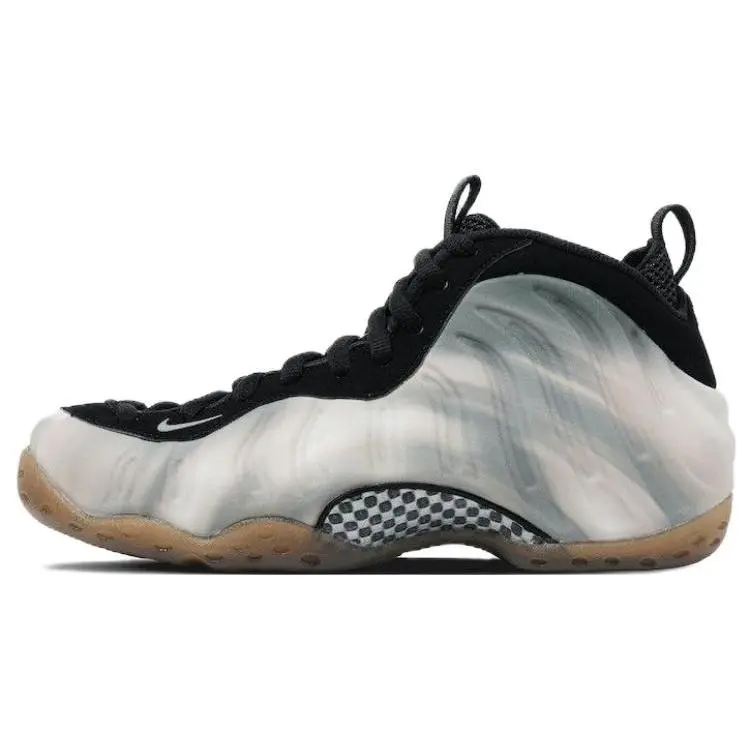 Nike Air Foamposite One Qs Dream A World Retro Mid Top Basketball Shoes Men's White Black FB2195-200