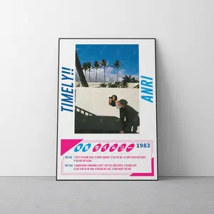 Anri Timely Poster | Retro Japanese City Pop Wall Art