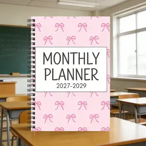 A5 Notebook Grid Paper Planner Bullet Journal A5 Size with Thick Paper 80gsm 100 Pages for Journaling Note Taking Office Supplies School Supplies