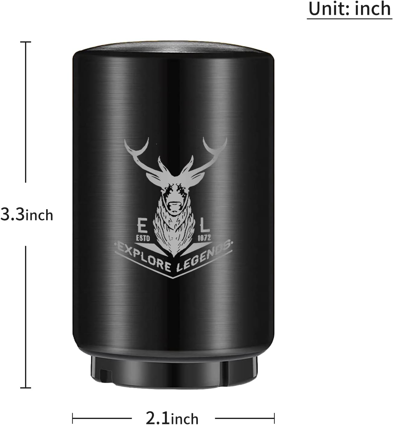 1Pc Automatic Beer Bottle Opener with Magnetic Cap Openers, Stainless Steel Push Down and Pop Off One Handed Opening Bottle Openers for Kitchen Home, Bar Restaurant, Bartender abridor de cerveza