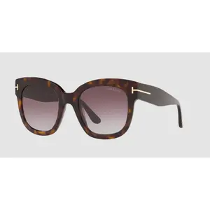 Tom Ford Women's Beatrix Dark Havana Cat Eye Sunglasses