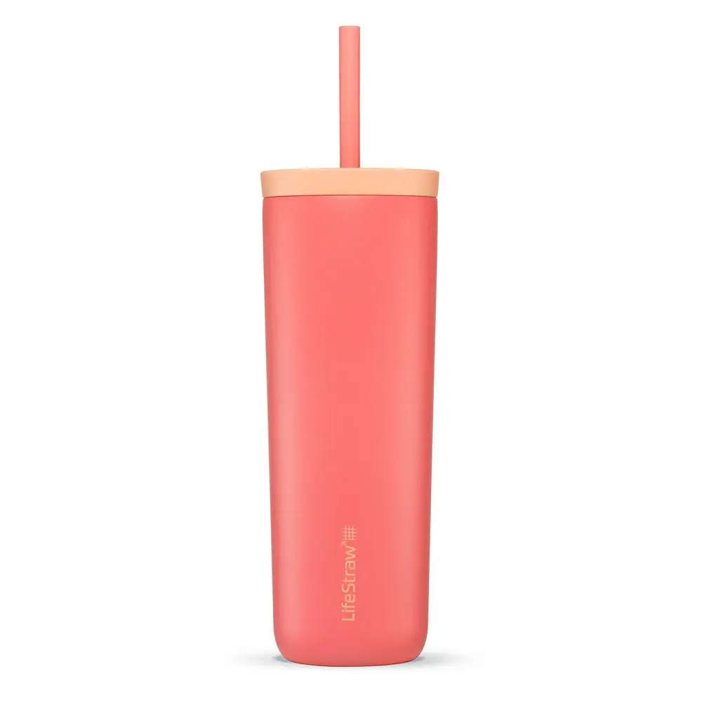 LifeStraw Go Series Water Filter Tumbler Apricot