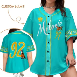 Custom Name   Coquette Bow Aladdin Jasmine Princess Baseball Jersey    Family Trip Matching 2025