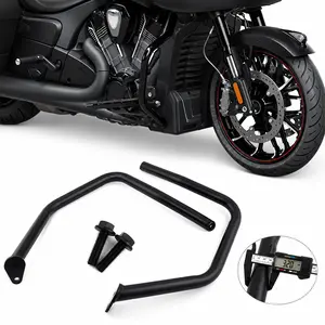 Front Engine Guard Crash Bar for Indian Challenger Pursuit Roadmaster Chieftain 2020-2025