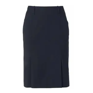 NNT Womens Formal  Stretch Twill Pleat Straight Skirt Contour Waistband CAT26B