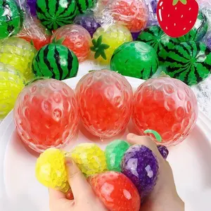 New Fun Fruit Pop Stress Relief Toy, Creative Fruit Squeeze, Decompression Squeeze, Soft Sensory Fidget Toy for Kids and Adults, Anxiety Relief Products, Perfect Gift for Holidays, Squishies