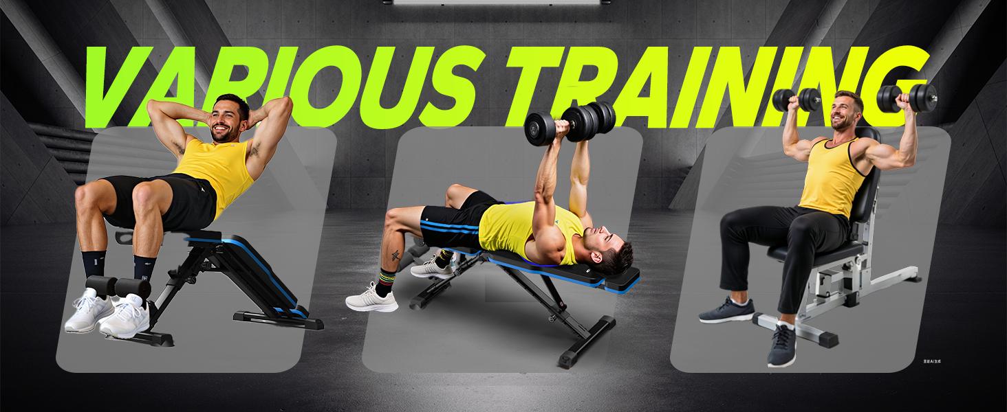 Merach Weight Bench, Foldable Weight Benches for Home Gym with 990 LBS, Adjustable Weight Bench with 72 Training Angles, Incline Bench Press for Full Body, TikTokShopBlackFriday Merach Weight Bench, Foldable Weight Benches for Home Gym with 990 LBS, Adjustable Weight Bench with 72 Training Angles, Incline Bench Press for Full Body, TikTokShopBlackFriday