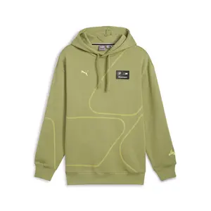 PUMA Mens Bmw M Motorsport Statement Hoodie Casual Outerwear Casual - Green