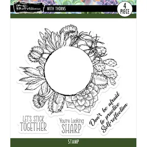 With Thorns | 6x6 Stamp