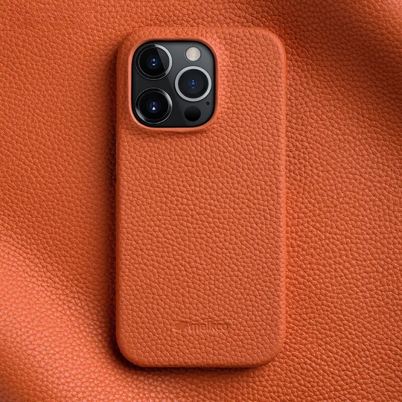 Genuine Leather Shockproof Black Phone Case for iPhone 15 Pro Max, 14 Plus, 13 Mini, 12 - Light Luxury High-End Mobile Phone Accessory
