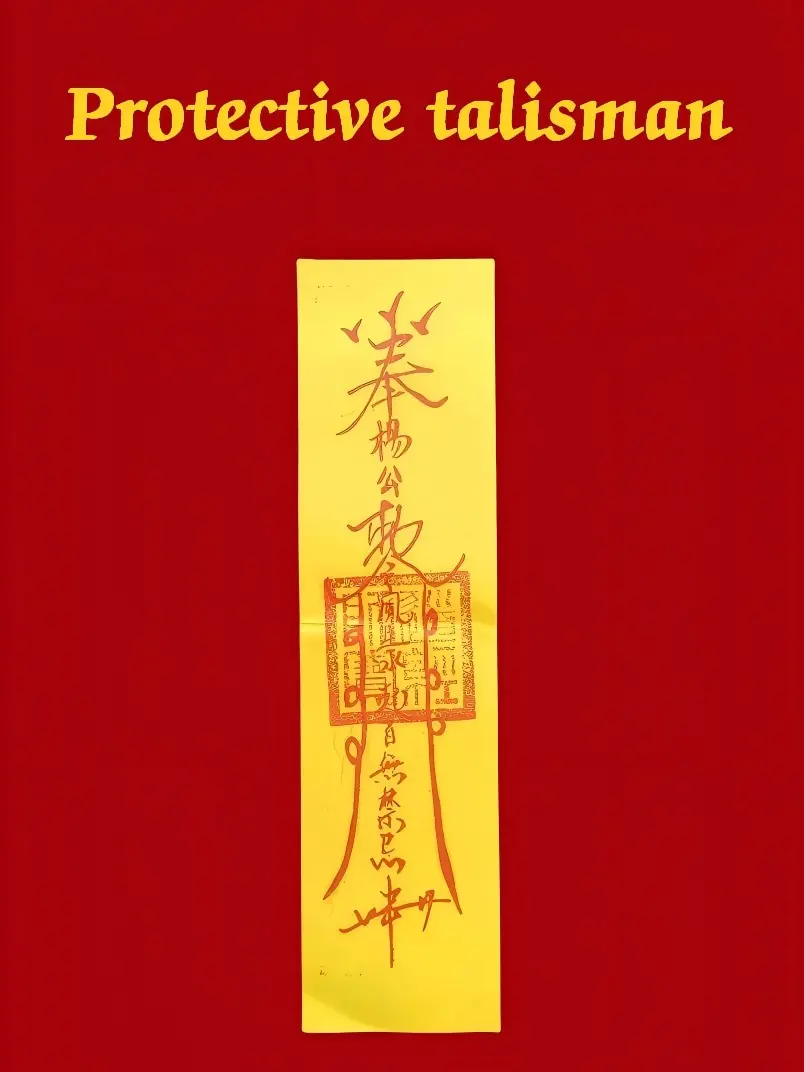 Protective Talisman | Reduce Bad Luck | Ward Off Evil and Danger | The Most Powerful Taoist Talisman | Consecrated by Taoist Priest | Handcrafted Print | Full of Magical Power, Decorative summerwins,summerwins