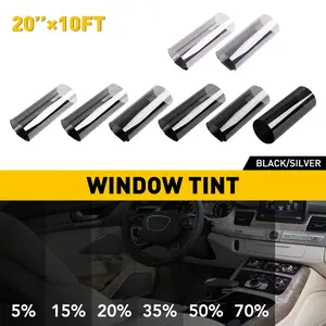AUXITO 3M Uncut Tint Window Roll Film 20% 20" x 10ft Feet Car Home Office Glass VLT x 1