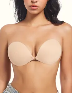 Invisible Bra-Adhesive Backless Strapless Bra Sticky No Show Reusable