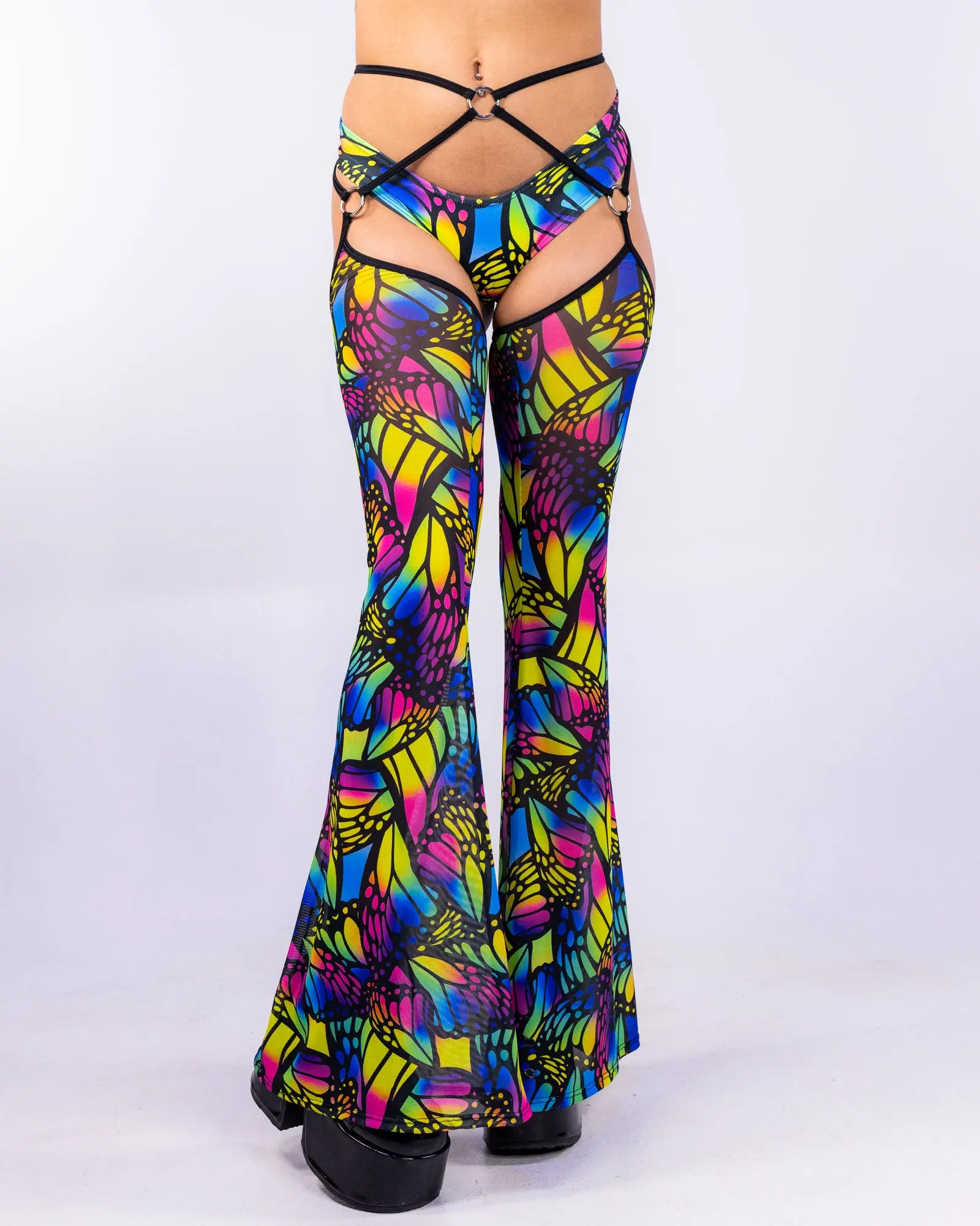 Madame Butterfly Women's Strap Chaps