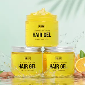 Refined Hair Gel for Men & Women - Premium Humidity Resistant Styling Gel For All Hair Types & Alcohol-Free - All Day Shine and Hold & Never Flakes & No White Cast, Perfect for Hairline, Edges & Any Hairstyle, Natural Formula-Daily Haircare