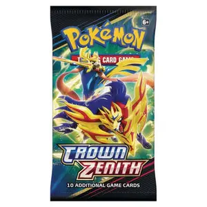 Pokémon crown zenith booster pack opens on snyderdesigners