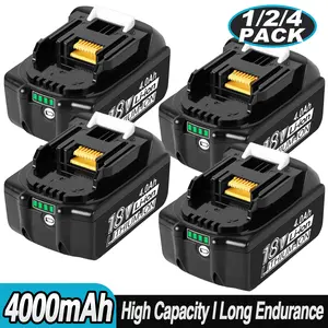 High quality 1/2/4Pack For Makita 18V 8.0Ah Battery LXT Lithium-Ion Tools BL1830B BL1850 BL1860B