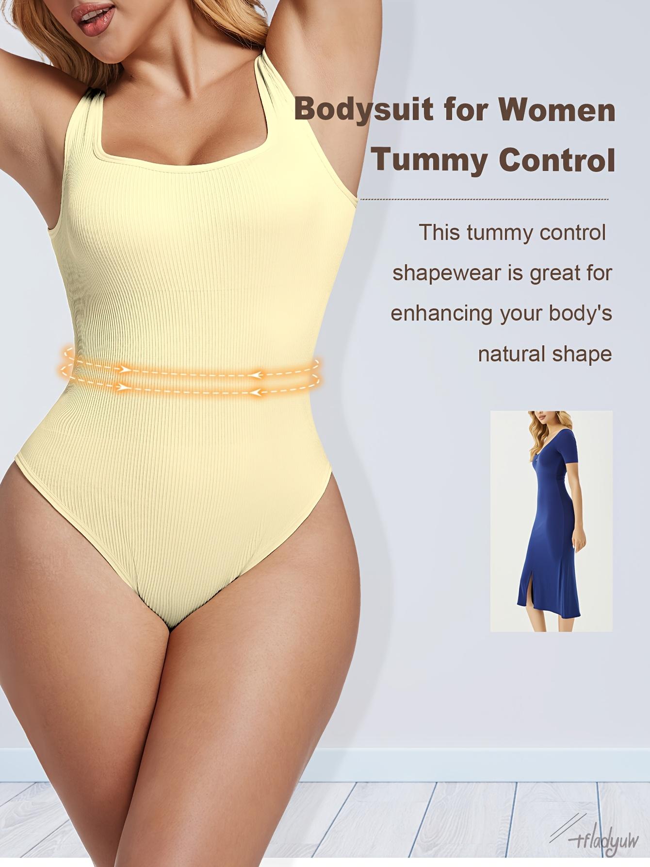 Spring and summer solid color square neck Women's body shaping briefs, bodysuits bodysuits tummy lifting and hip lifting sexy vest square neck threaded briefs comfortable body shaping bodysuits