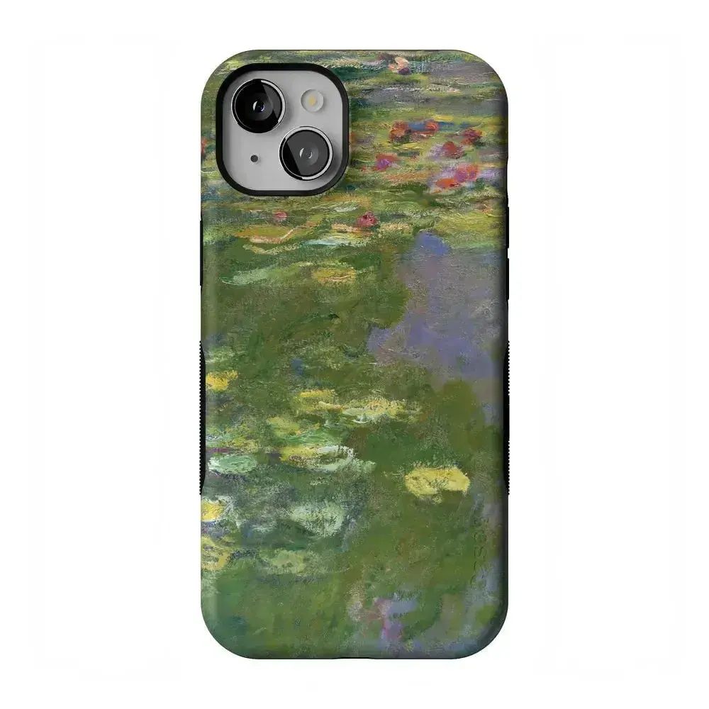 Casely iPhone 15 Case | The Met Museum | Monet's Water Lilies | Bold Protective Design | Compatible with MagSafe