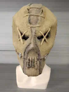 Halloween Horror Latex Mask Headgear, Skull Mask, Party Cosplay Props, Costume Accessories, Escape Room Decorations, Halloween Event Supplies