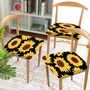 Festive Printed Seat Covers, Removable and Washable Seat Covers, All-Season Festive Decorative Seat Covers. Perfect Choice for Festivals. Ideal for Home Dining Room, Living Room, Kitchen, Household Use, Gifts, Party Decor (2D Flat)