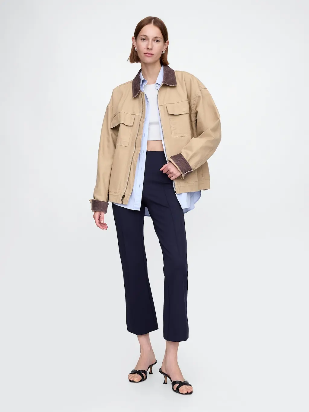 Gap Women's High Rise Ponte Crop Kick Pants
