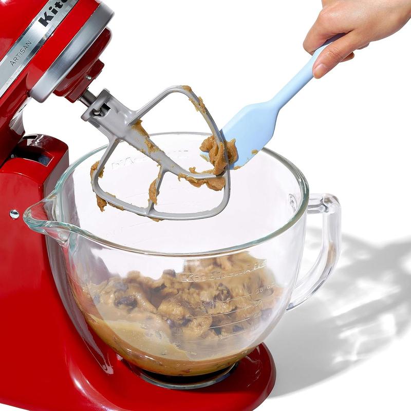 OXO Good Grips 2 Piece Silicone Spatula Set, One size, red/seltzer