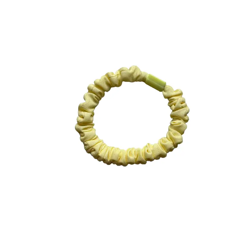 Women's Nylon Fluffy Rabbit Ear Scrunchies - Cute Hair Ties, Elastic Hair Accessory, Stretchy Tie Band, Everyday Female Airy Hairbands for Messy Bun, Ponytail Styling