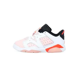 Little Kid's Jordan 6 Retro Low Wht/Atmosphere-Infrared 23 (DV3528 102)