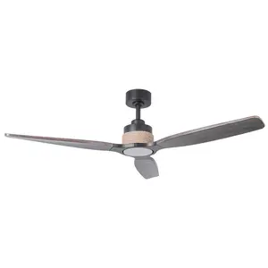 Parrot Uncle 56 Inch Louise Downrod Mount LED Ceiling Fan with Remote Control