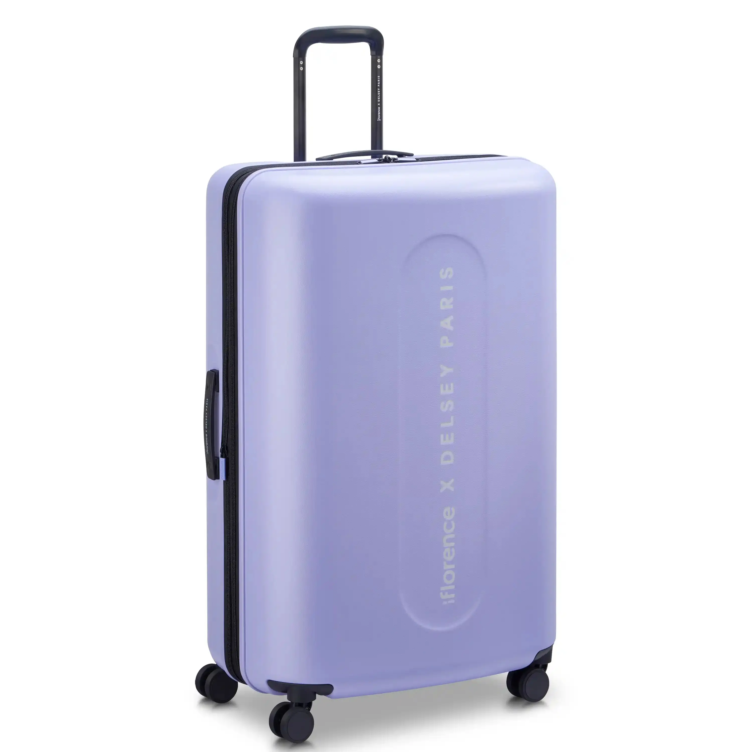 DELSEY Paris x florence by mills x Catch Flights Large Expandable Spinner Luggage, Lightweight & Durable Travel Luggage, Lightweight Durable Luggage