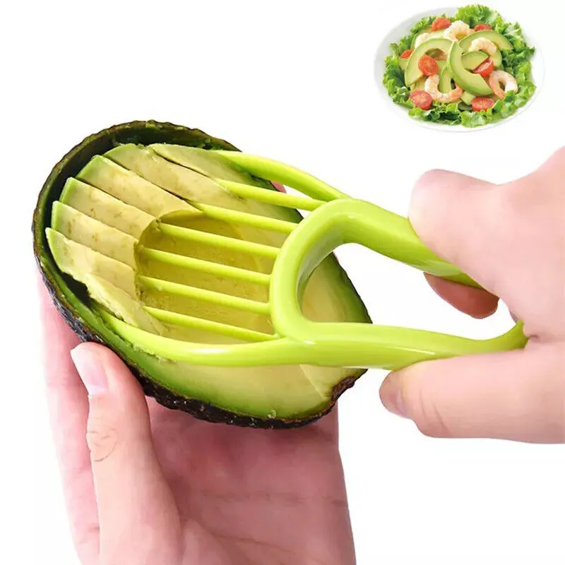 3 in 1 Avocado Slicer Kitchen Cutter Dragon Fruit Vegetable Cooking Tool Gadget