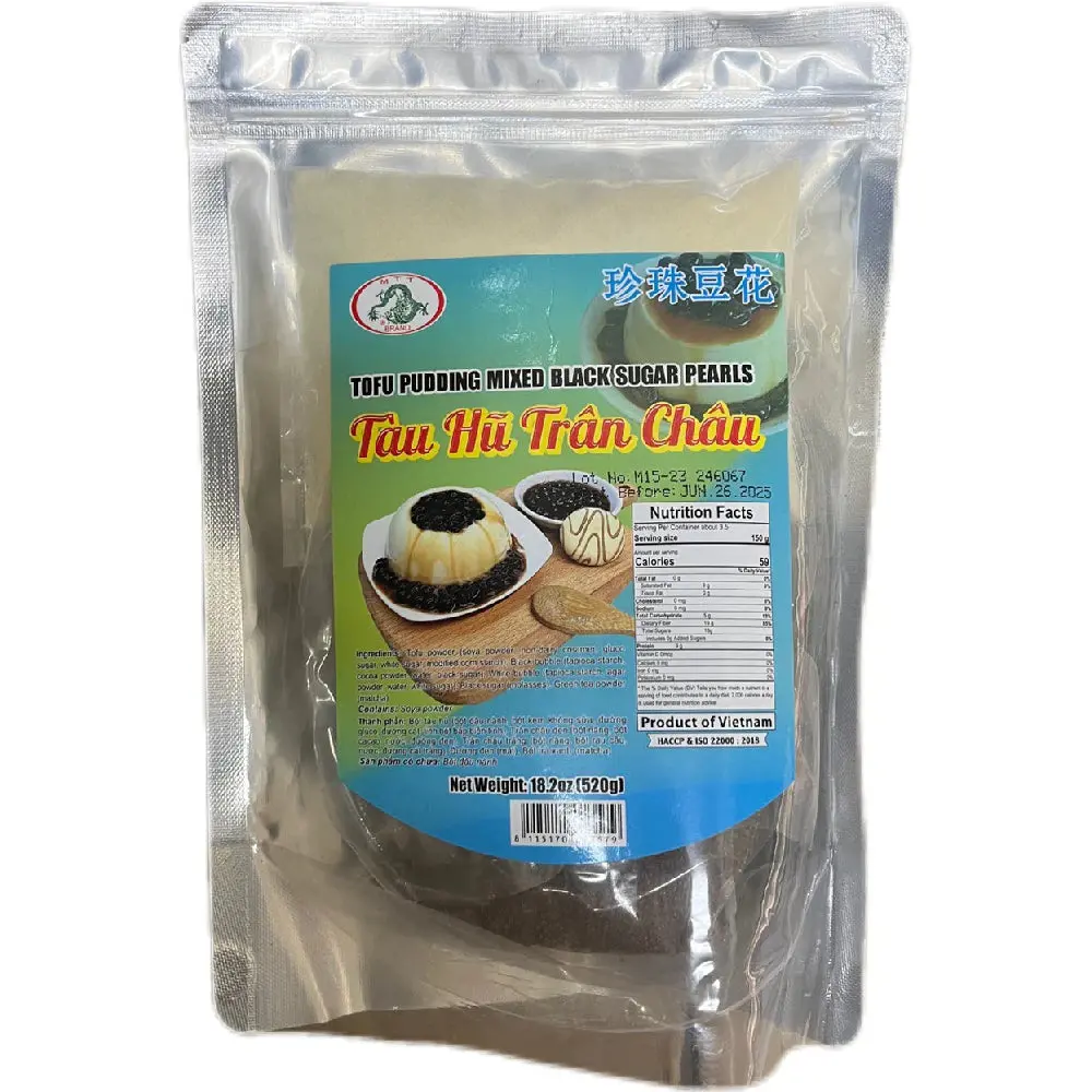 Tofu Pudding With Brown Sugar Boba  18.2 oz