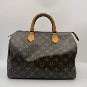 Pre-owned Louis Vuitton Monogram Canvas Speedy 30 Top Handle Designer Handbag