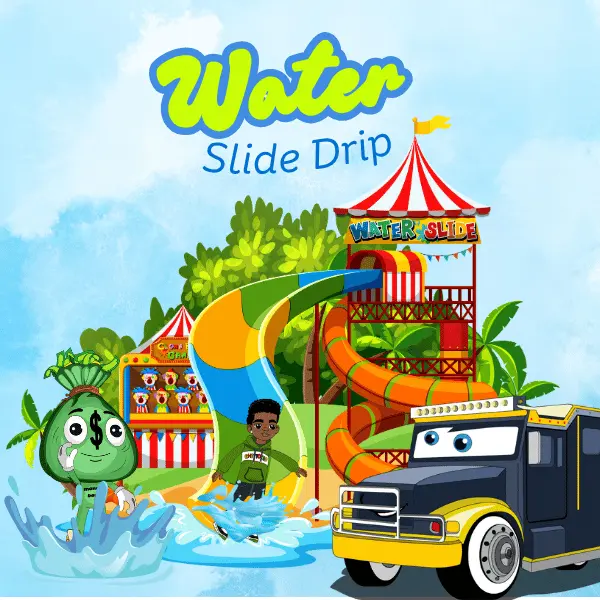Water Slide Drip: A Fun Summer Adventure with Ghetto Kid and Friends