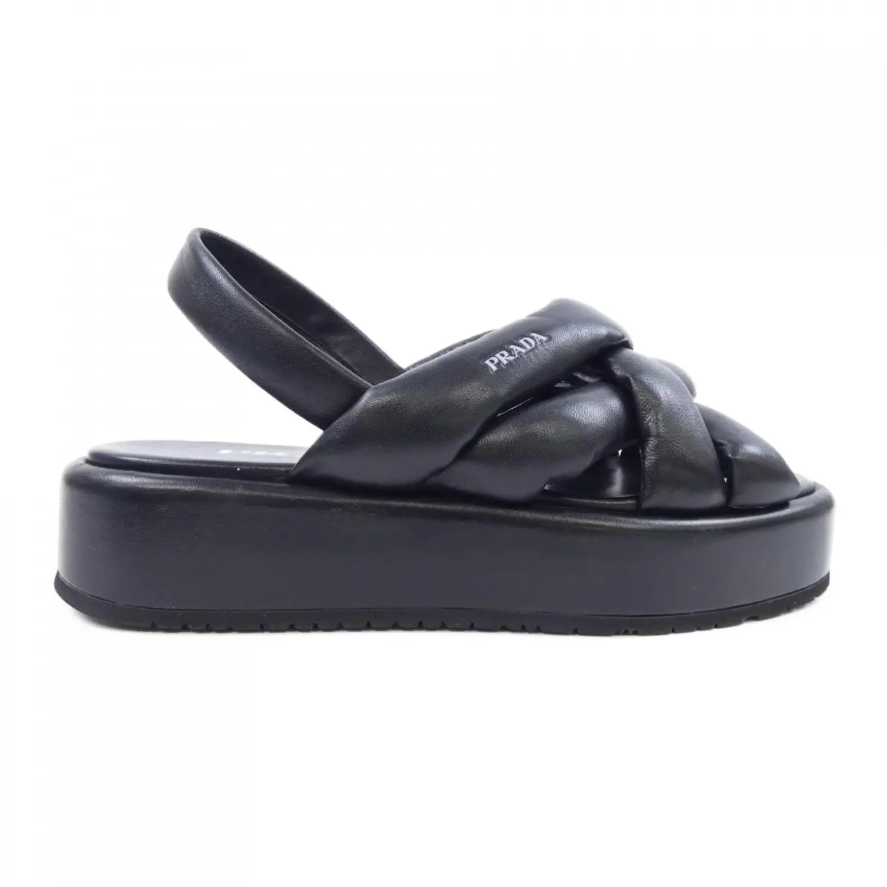 Pre-owned PRADA Others Small Leather Goods Platform Sandals