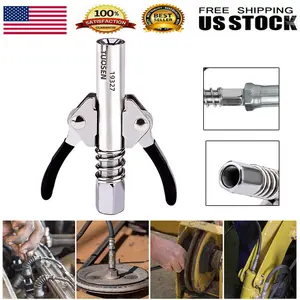 Grease Coupler Heavy-Duty Quick Release Grease Gun Coupler 10000PSI  LOCAL SOTCK