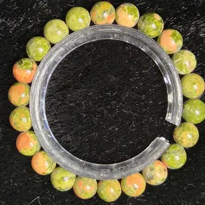 Star8s Unakite Beads Bracelet 8mm - Natural Stone Jewelry for Women, Handmade with 8mm Beads, Perfect for Everyday Wear