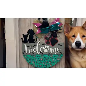 Cats And Dogs - Door Hanger